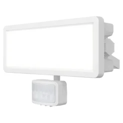 Projecteur mural LED extérieur blanc 30 W 3750 lm détecteur de mouvement IP65, GoodHome Davern