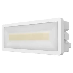 Projecteur mural LED extérieur blanc 50 W 6250 lm sans détecteur IP65, GoodHome Davern