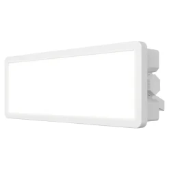 Projecteur mural LED extérieur blanc 50 W 6250 lm sans détecteur IP65, GoodHome Davern