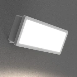 Projecteur mural LED extérieur blanc 50 W 6250 lm sans détecteur IP65, GoodHome Davern