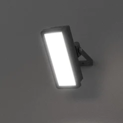 Projecteur mural LED extérieur 20 W 2250 lm sans détecteur IP65, GoodHome Davern noir