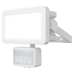 Projecteur mural LED extérieur blanc 10 W 1250 lm détecteur de mouvement IP65, GoodHome Davern
