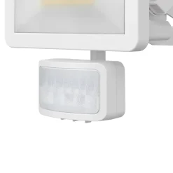Projecteur mural LED extérieur blanc 10 W 1250 lm détecteur de mouvement IP65, GoodHome Davern