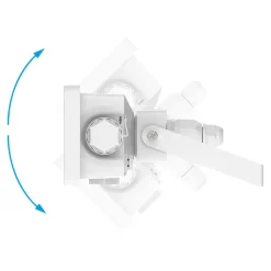 Projecteur mural LED extérieur blanc 20 W 2 250 lm sans détecteur IP65, GoodHome Davern