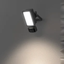 Projecteur mural LED extérieur noir 10 W 1250 lm détecteur de mouvement IP65, GoodHome Davern