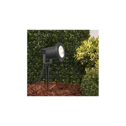 Projecteur Piquet LED Orientable AC/DC12V GU5.3 7W (max 35W) Etanche IP65 IK06 98mm