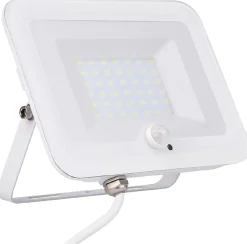 Projecteur plat + détecteur mouvement IP65 3000lm - Voltman