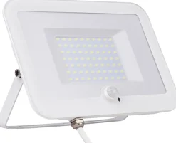 Projecteur plat + détecteur mouvement IP65 5000lm - Voltman