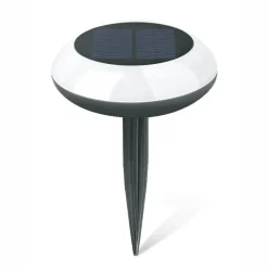 Projecteur RGB LED solaire à piquer pour jardin, lumières de jardin wifi + bluetooth IP67 étanche