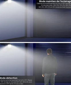 Projecteur Solaire avec Détecteur de Mouvement IP65 2200lm - Groupe DDC