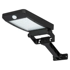 Projecteur solaire d'extérieur à LED Barm noir IP44 350lm Blanc froid