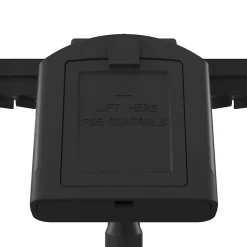 Projecteur solaire LED intégré à détection Davern 400lm IP65 noir GoodHome