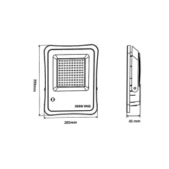 Projecteur Solaire LED 30W IP65 Dimmable (Panneau Solaire et Télécommande Inclus) - Blanc Froid 6000K - 8000K - SILAMP