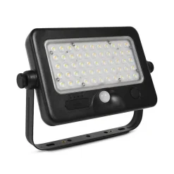 Projecteur solaire LED 10W noir