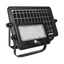Projecteur solaire LED 10W noir
