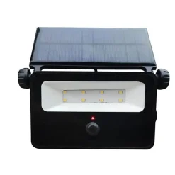 Projecteur Solaire LED 2W avec détecteur de mouvement - Blanc Froid 6000K - 8000K - SILAMP