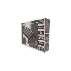 Projecteur solaire LED 5W noir / Éclairage & Lampe LED solaire