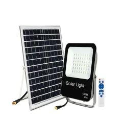 Projecteurs étanche solaires à LED 150W Blanc froid 6000k