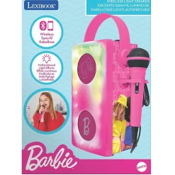 Puissante enceinte Bluetooth lumineuse Barbie avec micro
