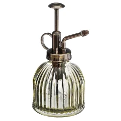 Pulvérisateur Vintage - verre - D9 cm - Marron- Atmosphera