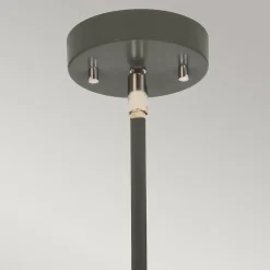 Quinto Lustre 6 lumières - Nickel poli gris foncé