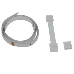 Rallonge ruban lumineux Waldeck LED intégrée blanc neutre IP20 dimmable 400lm 5W L.100cm blanc GoodHome