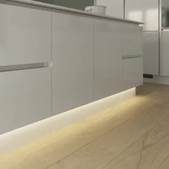 Rallonge ruban lumineux Waldeck LED intégrée variation de blancs et de couleurs IP20 dimmable 400lm 5W L.100cm blanc GoodHome