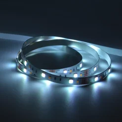 Rallonge ruban lumineux Waldeck LED intégrée variation de blancs et de couleurs IP20 dimmable 400lm 5W L.100cm blanc GoodHome