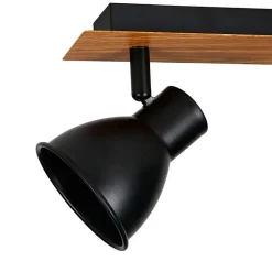 Rampe 2 spots orientables Atelier noir