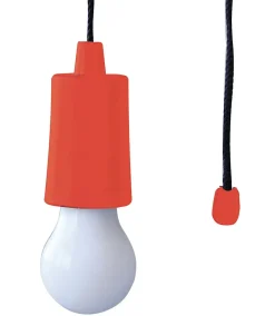 RETRO' : Ampoule LED à piles (3AAA non fournies) avec cordon. Rouge