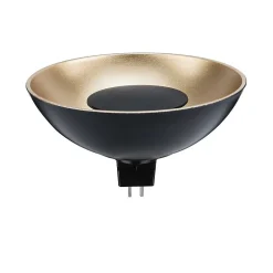 Réflecteur LED GU5,3 12V noir/doré 1900K