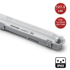 Réglette exclusivement pour 1 tube LED de 120cm. IP65