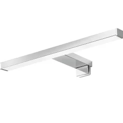 Réglette LED 3 en 1 mur miroir meuble argent IP44 900lm L.30xl.13,6xP.30cm GoodHome Craven