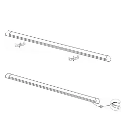 Réglette LED 150cm 72W - Blanc Froid 6000K - 8000K - SILAMP