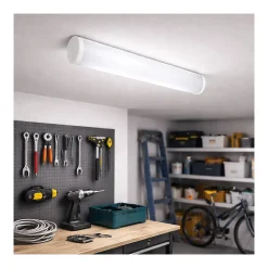 Réglette LED 65cm 18W 6500K Diffuseur Opalin - Luminaire plafond LED Garage, Atelier, Eclairage intérieur Blanc froid G13 ASLO