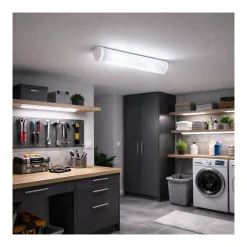 Réglette LED 65cm 18W 6500K Diffuseur Opalin - Luminaire plafond LED Garage, Atelier, Eclairage intérieur Blanc froid G13 ASLO