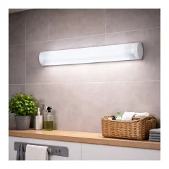 Réglette LED 65cm 18W 6500K Diffuseur Opalin - Luminaire plafond LED Garage, Atelier, Eclairage intérieur Blanc froid G13 ASLO
