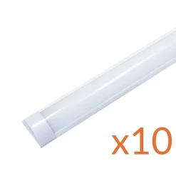 Réglette LED 90cm 24W (Pack de 10) - Blanc Neutre 4000K - 5500K - SILAMP