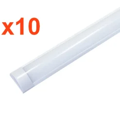 Réglette LED 120cm 48W (Pack de 10) - Blanc Neutre 4000K - 5500K - SILAMP