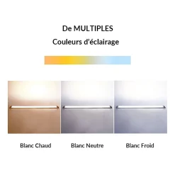 Réglette LED 150cm 48W (Pack de 4) - Blanc Neutre 4000K - 5500K - SILAMP
