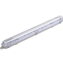 Réglette LED étanche + Tube Néon LED 150cm T8 22W - Blanc Neutre 4200k - 5500k - SILUMEN
