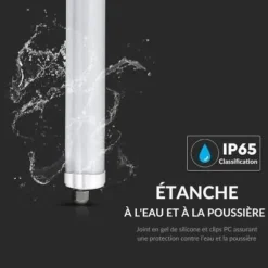 Réglette LED étanche 120cm 36W IP65 120lm/W Interconnectable (Pack de 12) - Blanc Neutre 4000K - 5500K - SILAMP