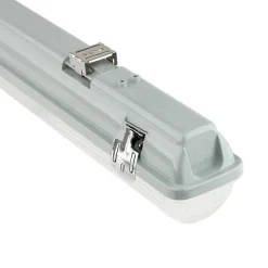Réglette LED étanche double pour Tubes LED T8 60cm IP65 (boitier vide) - SILAMP