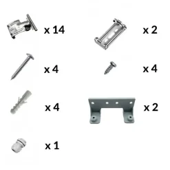 Réglette LED étanche Double pour Tubes LED T8 150cm IP65 (boitier vide) - SILAMP