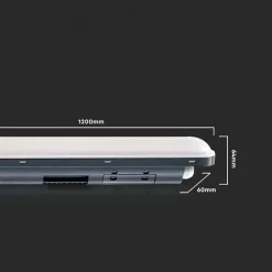 Réglette LED Étanche Interconnectable 120cm 36W 120lm/W - Blanc Froid 6000K - 8000K - SILAMP