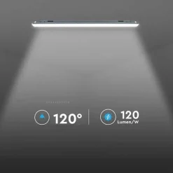 Réglette LED Étanche Interconnectable 120cm 36W 120lm/W - Blanc Neutre 4000K - 5500K - SILAMP