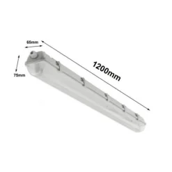 Réglette LED étanche pour Tube LED T8 120cm IP65 (Pack de 12) - SILAMP