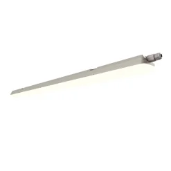 Réglette lumineuse Nehsi LED intégrée blanc neutre IP65 4400lm 43W L.70xl.130xH.5,6 cm gris GoodHome