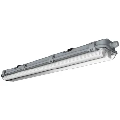 Réglette lumineuse Pagon T8 blanc neutre 1800lm 18W IP65 L.67,9 x l.11 x H.6,4cm gris GoodHome