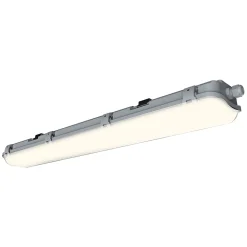Réglette lumineuse Pagon T8 blanc neutre 1800lm 18W IP65 L.67,9 x l.11 x H.6,4cm gris GoodHome